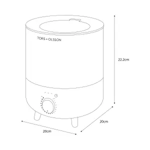 Tors + Olsson T300 Humidifier White 2L Air humidifier