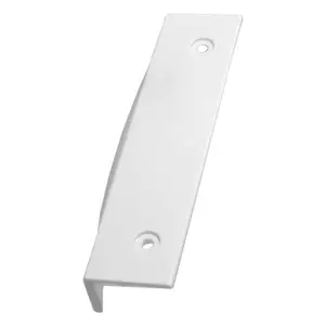 SPARES2GO Universal Replacement Fridge Freezer Handgrip Door Handle (White, 145mm)