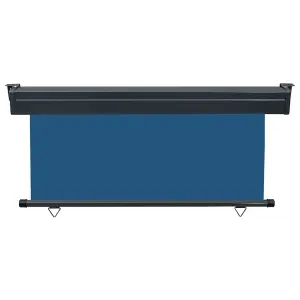 Berkfield Balcony Side Awning 160x250 cm Blue