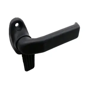 2pk Right Hand Window Handle Lever Catch Black Polypropylene Locker Latch