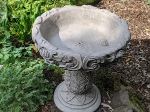 Large Detailed Stone Cast 'Gothic Vase'