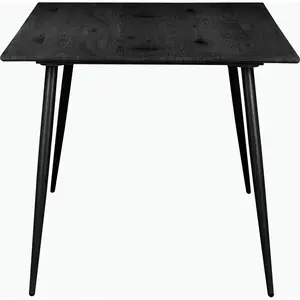 Armendariz Dining Table Black / H76 x L120 x W80cm