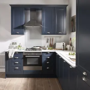 GoodHome Artemisia Midnight blue classic shaker Standard Appliance Filler panel (H)58mm (W)597mm