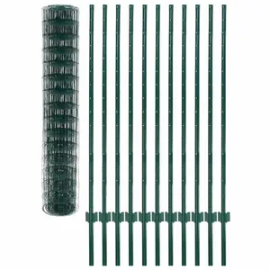 Lundeen Green Metal Wire/Mesh Fence 150cm H x 2000cm W