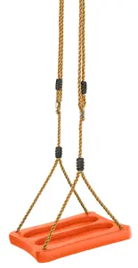 Swingan - One Of A Kind Standing Swing With Adjustable Ropes - Fully Assembled - Orange