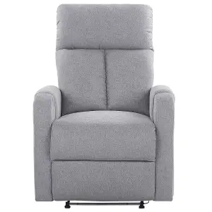 Recliner Chair SOMERO Fabric Grey