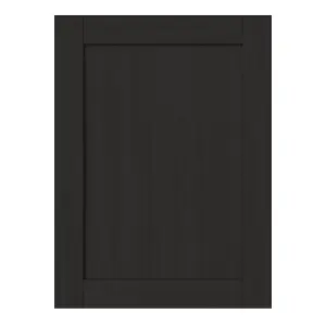 GoodHome Verbena Matt charcoal Shaker Tall appliance Cabinet door (W)600mm (H)806mm (T)20mm