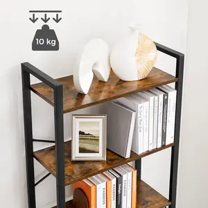 Beufort Bookcase Rustic Brown/Black