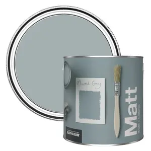 Rust-Oleum Washable Matt Wall Paint - Mineral Grey 2.5L