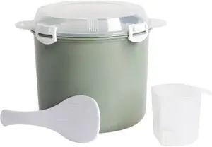 Green Microwave Rice Cooker - Microwaveable Cookware By Procook