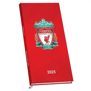 Liverpool FC 2025 Slim Diary Red/Green/Gold (One Size)