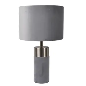 Raubsville 32Cm Table Lamp (Set of 2) Grey / Grey