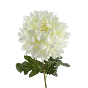 Pack of 6 x 75cm Extra Large Reflex Chrysanthemum - White