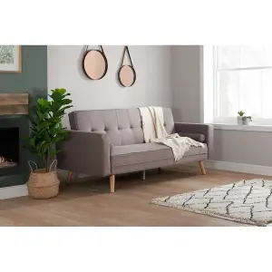 Birlea Ethan Large Sofa Bed In Grey Fabric