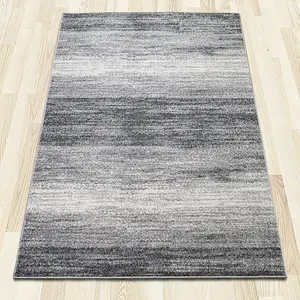 Yukon Ripple Grey Rug 120cm x 170cm