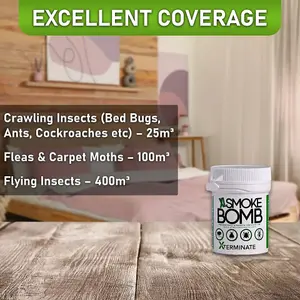 Xterminate Insect Bed Bug Killer Control Kill Treatment Kit 6 Rooms