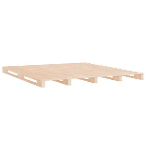 Berkfield Bed Frame 120x200 cm Solid Wood Pine