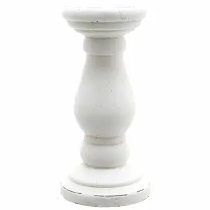 Matt White Ceramic Candle Holder