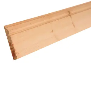 6" Torus Pine Wood Ogee Timber Skirting Board - 1.2 Meter Length