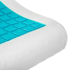 LIVIVO Cooling Memory Foam Contour Pillow with Gel