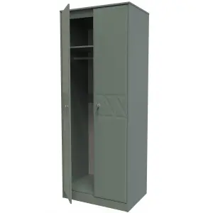 Toledo 2 Door Wardrobe in Reed Green (Ready Assembled)