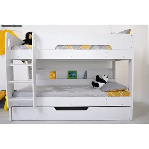 Eakes Single (3') Standard Bunk Bed with Trundle