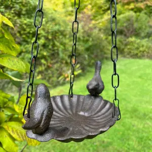 Hanging Cast Iron Garden Bird Bath