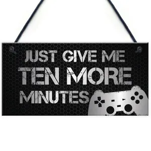 Funny Gaming Sign For Door Novelty Gaming Accessories Birthday Gift Brother Son