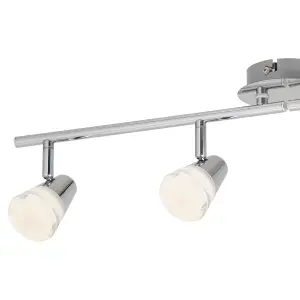 Rhea 4 Bar Adjustable Chrome Spotlight