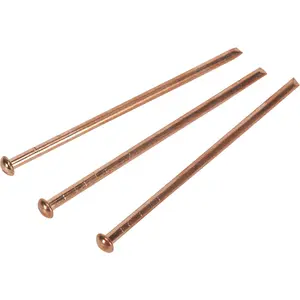 200 Pack of 2mm x 50mm Copper Spot Welding Nails for Car Dent Repair