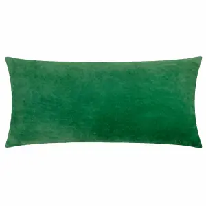 Paoletti Laurel Embroidered Velvet Polyester Filled Cushion