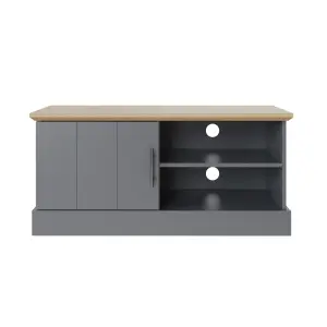 GFW Kendal Small TV Unit Slate Blue