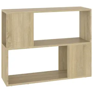 Berkfield TV Cabinet Sonoma Oak 80x24x63 cm Engineered Wood