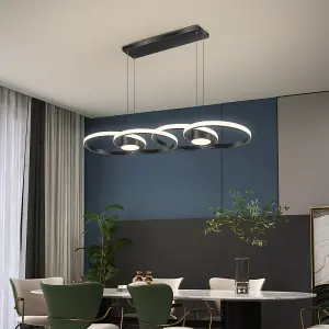 Modern LED Pendant Light Modern Pendant Black Chandeliers Hanging Lights