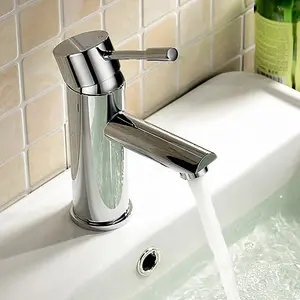 Nes Home Remy Basin Mono Mixer Tap & Waste Chrome