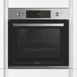 Candy New Timeless FCTK626XL / 33702927 Built-in Pyrolytic Single Multi-function pyrolytic Oven - Stainless steel effect