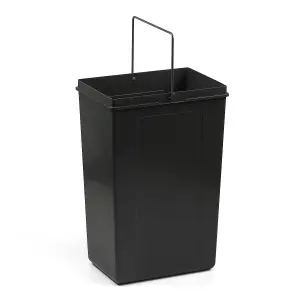 450mm Dark Grey Door Mounted Cabinet Bin 2 x 28L