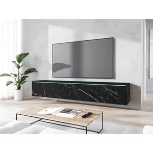 Doyal Tv Stand for Tvs up to 78 " Black Marble