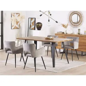 Kirssy Upholstered Dining Chair Grey