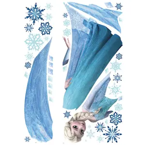 RoomMates Blue Frozen Elsa Giant Peel & Stick Wall Decals