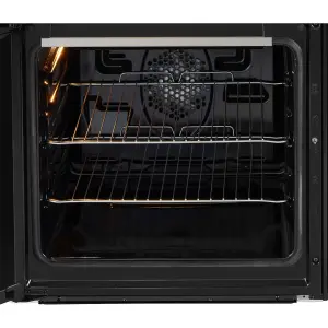 Beko KDVF90X Freestanding Electric Range cooker with Gas Hob - Stainless steel effect