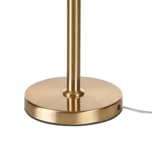 Beliani Modern Metal Table Lamp Gold TAMESI