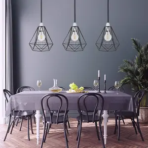 Black Cage Metal Basket Ceiling Light Shade