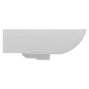 Ideal Standard Tesi Gloss White Oval Floor-mounted Full pedestal Basin (H)83cm (W)55cm