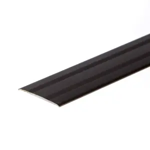 Anodised aluminium door floor bar edge trim threshold profile  930mm x 35mm a08 brown