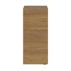 GoodHome Imandra Walnut effect Single Deep Wall cabinet (W)400mm (H)900mm