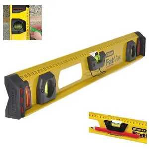 Stanley STA143553 1-43-553 FatMax I Beam Level 3 Vial 60cm Spirit Level