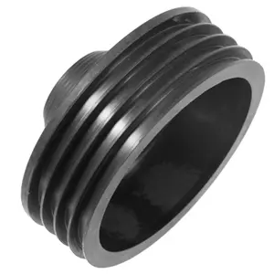 SPARES2GO 110mm Waste Reducer 32mm 40mm 50mm Push Fit Soil Pipe Drainage System Adaptor (Black)