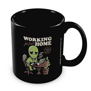 EduEly Working From Home Mug Black (One Size)