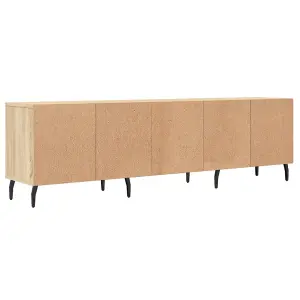 Berkfield TV Cabinet Sonoma Oak 150x30x44.5 cm Engineered Wood